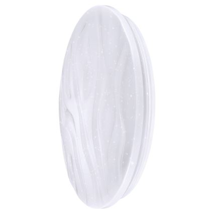 LED Prigušiva stropna svjetiljka WAVE LED/60W/230V + daljinski upravljač
