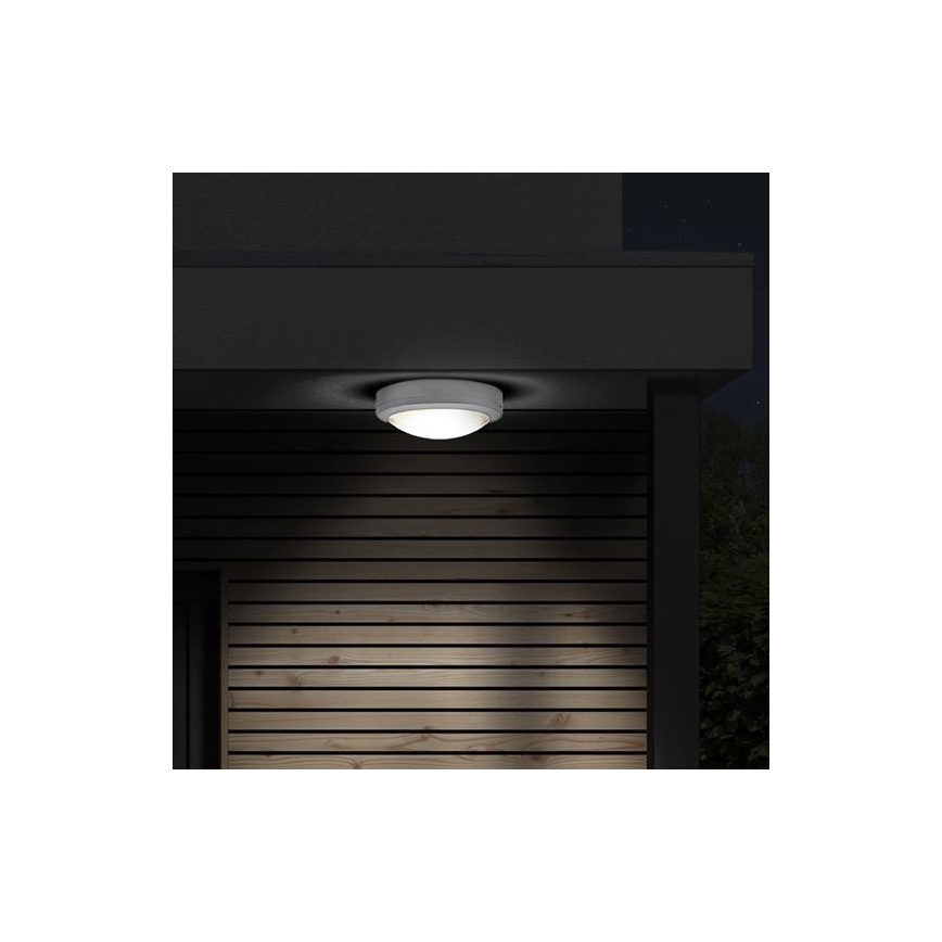 LED Vanjska stropna svjetiljka SIENA LED/13W/230V IP54 pr. 17 cm bijela