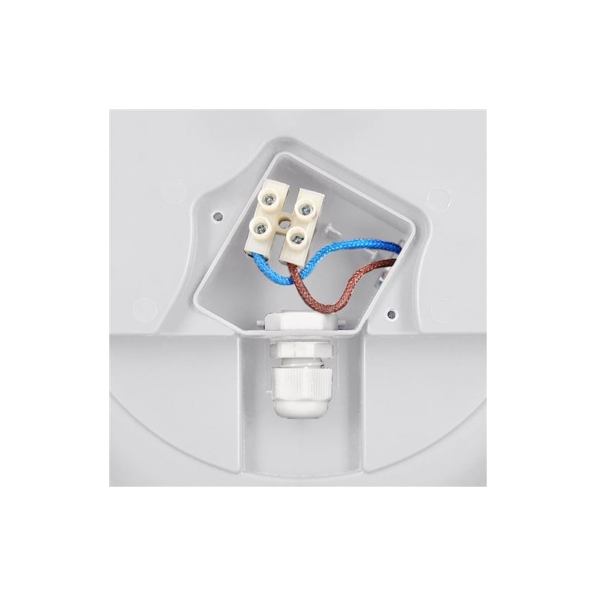 LED Vanjska stropna svjetiljka SIENA LED/13W/230V IP54 pr. 17 cm bijela