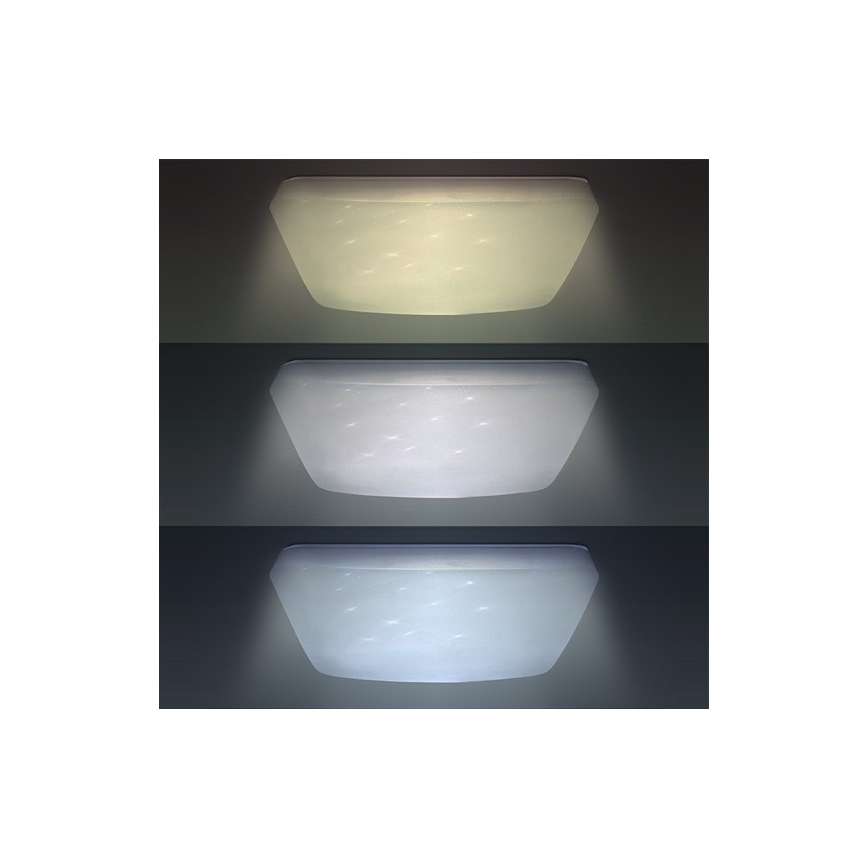 LED Dimmabilno stropno svjetlo STAR LED/24W/230V + daljinski upravljač