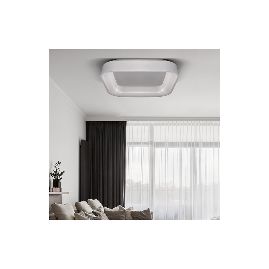 LED Prigušiva stropna svjetiljka LED/48W/230V + daljinsko upravljanje