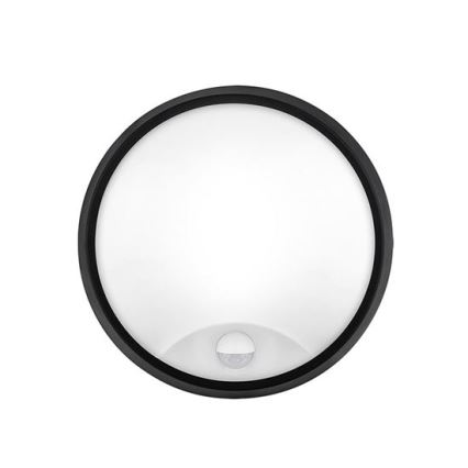 LED vanjsko zidno svjetlo sa senzorom 2u1 LED/20W/230V 3000/4000/6500K IP65 prom. 22 cm