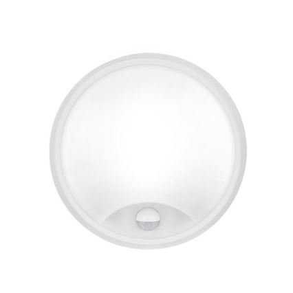 LED vanjsko zidno svjetlo sa senzorom 2u1 LED/20W/230V 3000/4000/6500K IP65 prom. 22 cm