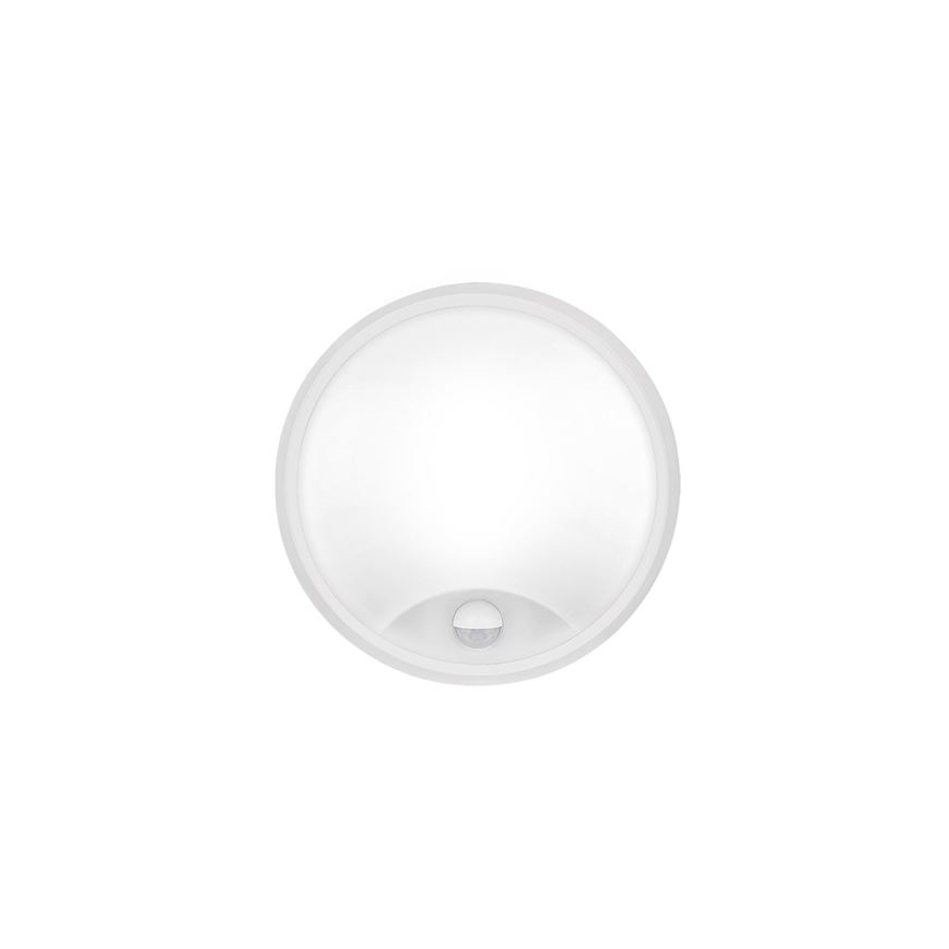 LED vanjsko zidno svjetlo sa senzorom 2u1 LED/20W/230V 3000/4000/6500K IP65 prom. 22 cm