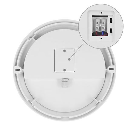 LED vanjsko zidno svjetlo sa senzorom 2u1 LED/20W/230V 3000/4000/6500K IP65 prom. 22 cm