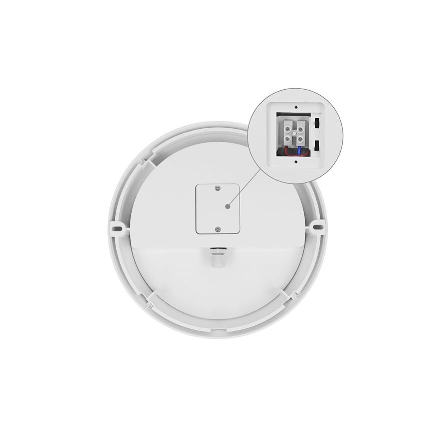 LED vanjsko zidno svjetlo sa senzorom 2u1 LED/20W/230V 3000/4000/6500K IP65 prom. 22 cm