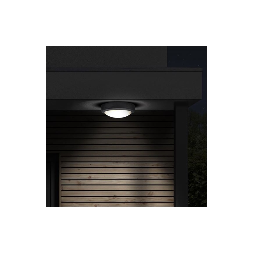 LED Vanjska stropna svjetiljka sa senzorom SIENA LED/20W/230V 4000K pr. 23 cm IP54