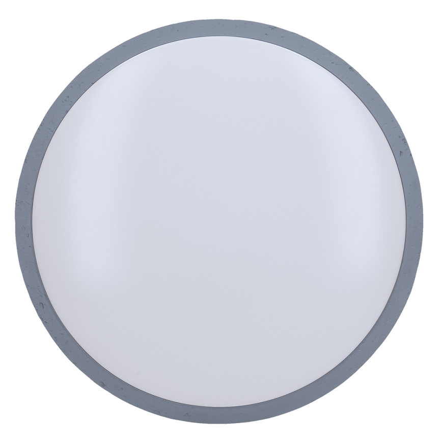 LED Prigušiva stropna svjetiljka GREY LED/60W/230V 3000-6500K siva pr. 49 cm + daljinski upravljač