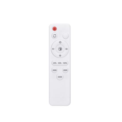 LED Prigušiva stropna svjetiljka BROWNIE LED/48W/230V 3000-6500K smeđa pr. 40 cm + daljinski upravljač