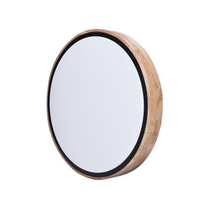 Prigušivo stropno LED svjetlo IRON OAK LED/48W/230V 3000-6500K hrast, promjer 40 cm + daljinski upravljač