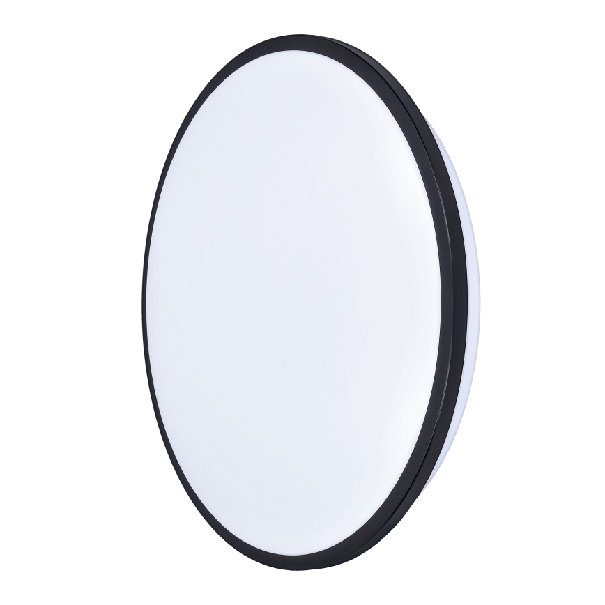 LED Dimmabilno stropno svjetlo JAMIL LED/48W/230V 3000-6500K crna + daljinski upravljač