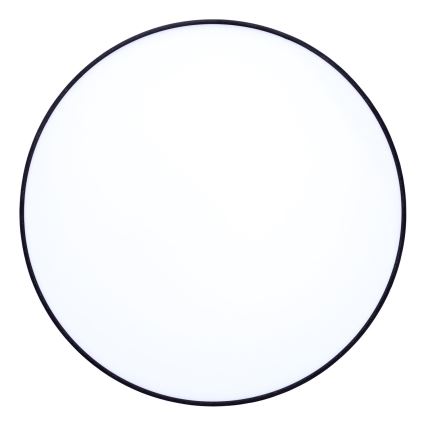 LED Prigušiva stropna svjetiljka PENLEY LED/48W/230V 3000-6500K pr.40 cm crna + daljinski upravljač