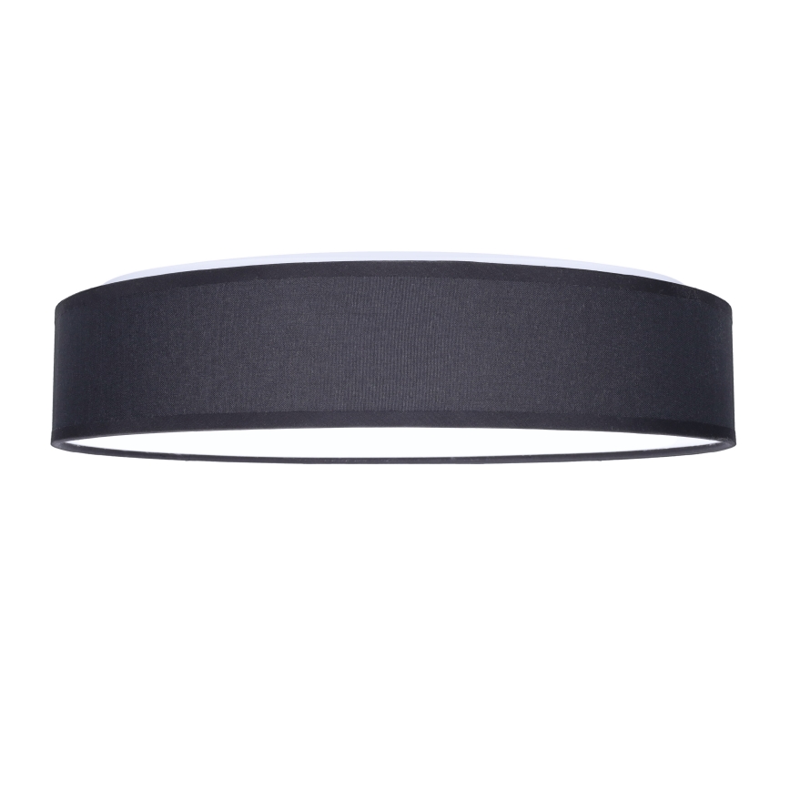 LED Prigušiva stropna svjetiljka PENLEY LED/48W/230V 3000-6500K pr.40 cm crna + daljinski upravljač