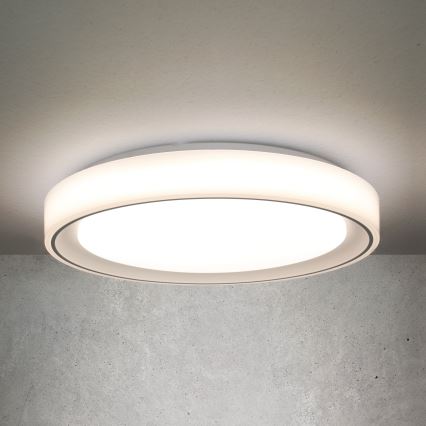 LED RGB Prigušiva stropna svjetiljka FLOCO LED/30W/230V 3000-6500K + RGB/6W pr. 40cm + daljinski upravljač