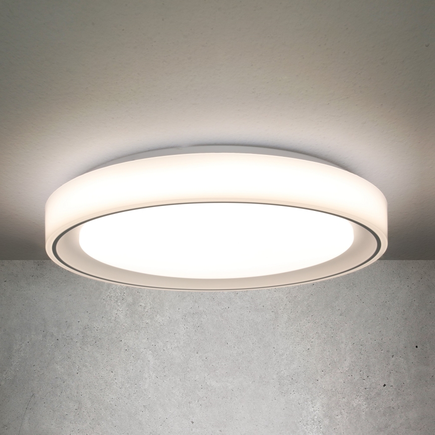 LED RGB Prigušiva stropna svjetiljka FLOCO LED/30W/230V 3000-6500K + RGB/6W pr. 40cm + daljinski upravljač