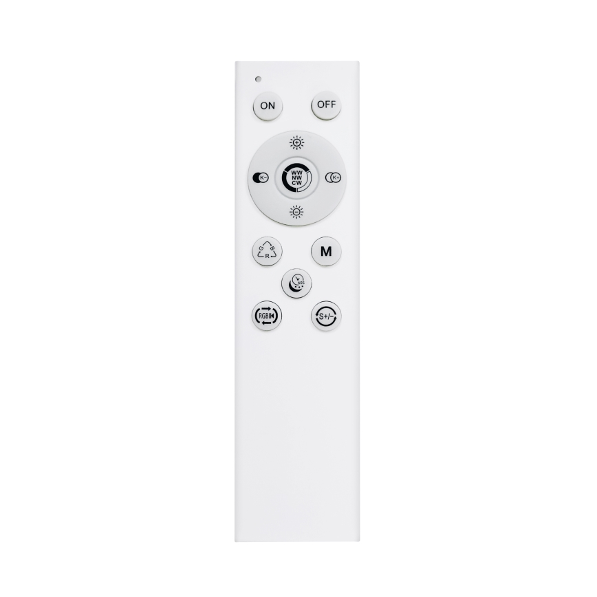 LED RGB Prigušiva stropna svjetiljka FLOCO LED/30W/230V 3000-6500K + RGB/6W pr. 40cm + daljinski upravljač