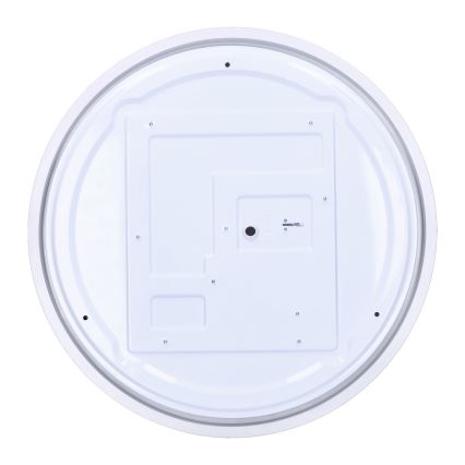 LED Prigušiva stropna svjetiljka LARIOS LED/48W/230V 3000-6500K pr.39 cm crna + daljinski upravljač