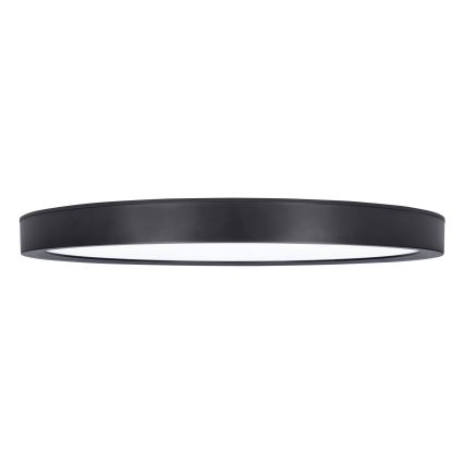 LED Dimmabilni stropni luster ESTELA LED/36W/230V promjer 30 cm crni + daljinski upravljač