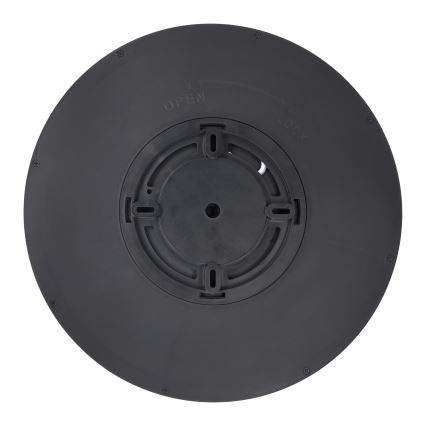 LED Dimmabilni stropni luster ESTELA LED/36W/230V promjer 30 cm crni + daljinski upravljač