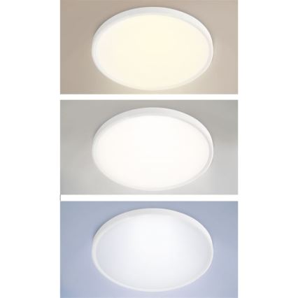 LED s mogućnošću prigušivanja stropna nadgradna/viseća svjetiljka LED/50W/230V 3000-6500K + daljinski upravljač