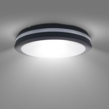 LED Prigušiva vanjski stropna svjetiljka LED/36W/40W/44W/230V 3000/4000/6500K IP65 crna