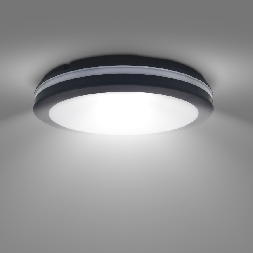 LED Prigušiva vanjski stropna svjetiljka LED/36W/40W/44W/230V 3000/4000/6500K IP65 crna