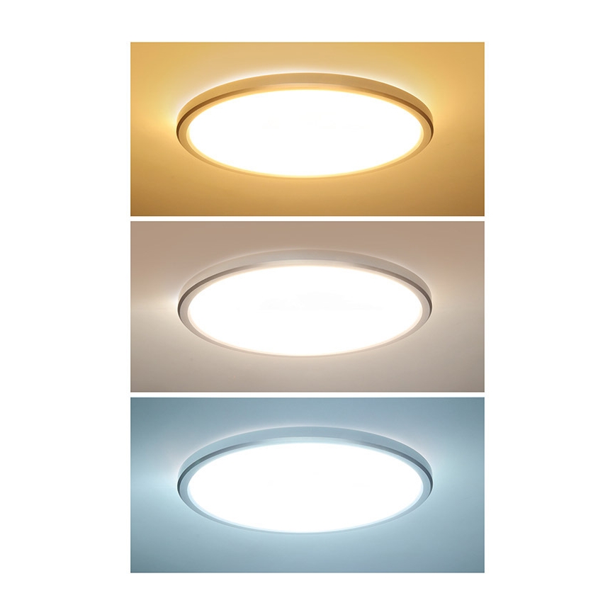 LED kupaonska stropna svjetiljka ACATE LED/18W/230V 3000/4000/6000K Ø 22 cm IP54