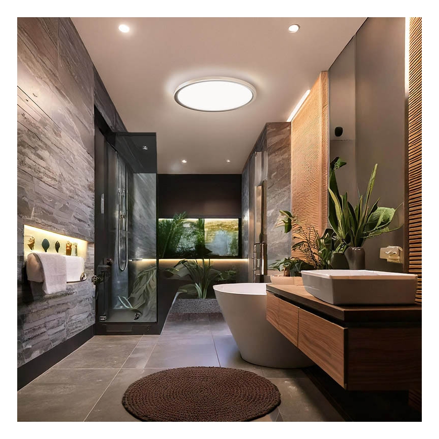 LED stropno svjetlo za kupaonicu ACATE LED/24W/230V 3000/4000/6000K Ø 29,3 cm IP54