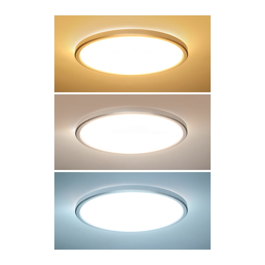 LED stropno svjetlo za kupaonicu ACATE LED/24W/230V 3000/4000/6000K Ø 29,3 cm IP54