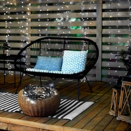 LED vanjski božićni niz 100xLED/8 funkcija IP44 13 m hladno bijela