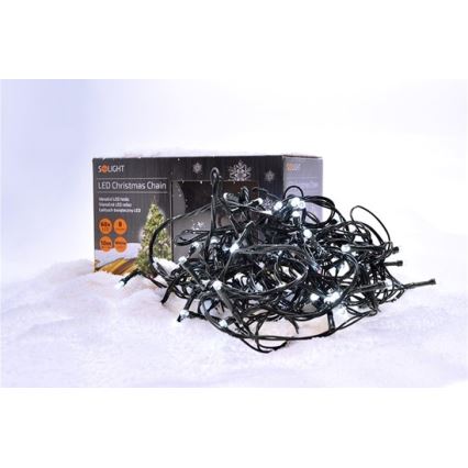 LED Vanjski Božićni lanac 100xLED /230V IP44 10m hladno bijela