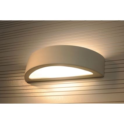 Zidna svjetiljka ATENA 1xE27/60W/230V 40,5 cm bijela