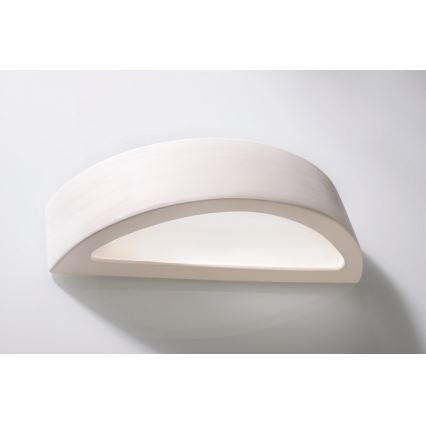 Zidna svjetiljka ATENA 1xE27/60W/230V 40,5 cm bijela