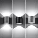 Zidna reflektorska svjetiljka ORBIS 1 1xG9/40W/230V crna