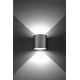 Zidna reflektorska svjetiljka ORBIS 1 1xG9/40W/230V siva