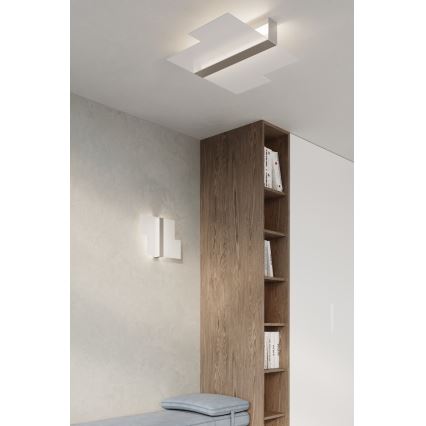 Stropna svjetiljka MASSIMO 2xE27/60W/230V bijela/sjajni krom