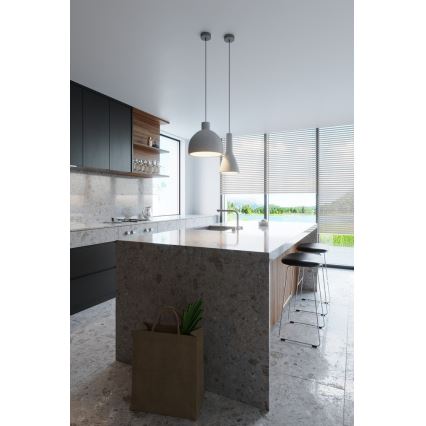 Luster na užetu EMPOLI 1xE27/15W/230V beton