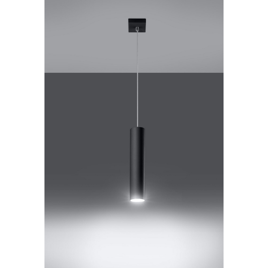Luster na sajli LAGOS 1 1xGU10/10W/230V crna