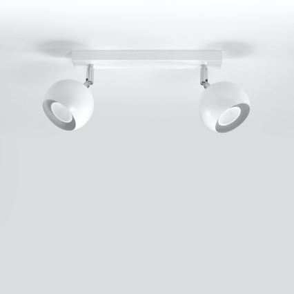 Stropna reflektorska svjetiljka OCULARE 2xGU10/10W/230V