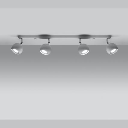 Stropna reflektorska svjetiljka OCULARE 4xGU10/10W/230V