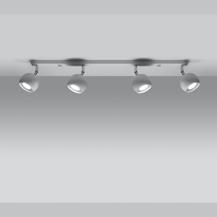 Stropna reflektorska svjetiljka OCULARE 4xGU10/10W/230V