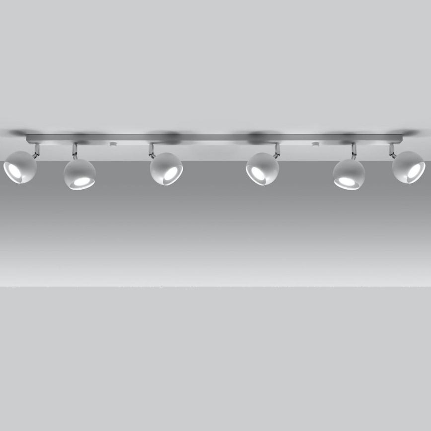 Stropna reflektorska svjetiljka OCULARE 6xGU10/10W/230V