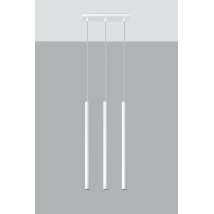 Luster na sajli PASTELO 3xG9/8W/230V bijela