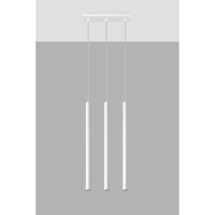 Luster na sajli PASTELO 3xG9/8W/230V bijela