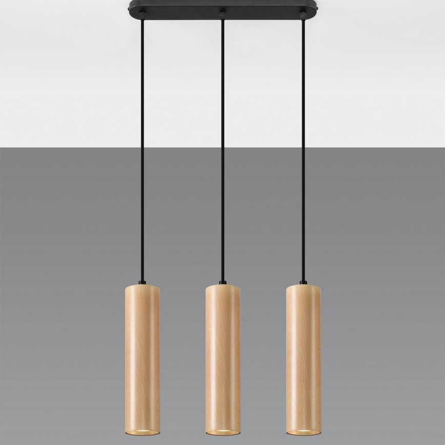 Luster na sajli LINO 3xGU10/40W/230V bukva
