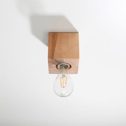 Stropna svjetiljka ABEL 1xE27/15W/230V bukva