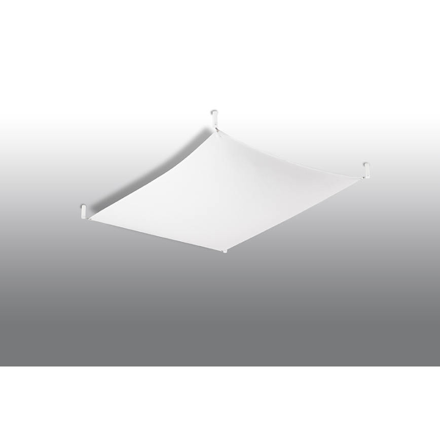 LED stropna svjetiljka LUNA 2xG13/8,5W/230V 80x105 cm bijela