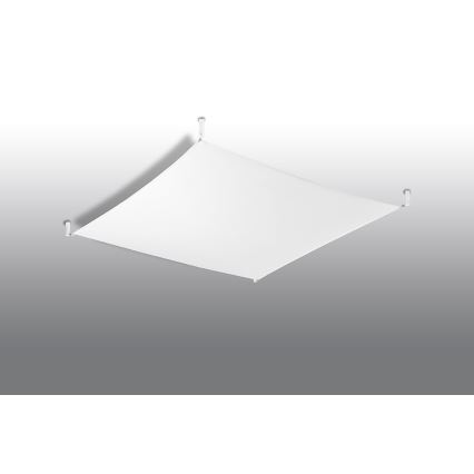 LED Stropna svjetiljka LUNA 4xG13/8,5W/230V 105x105 cm bijela