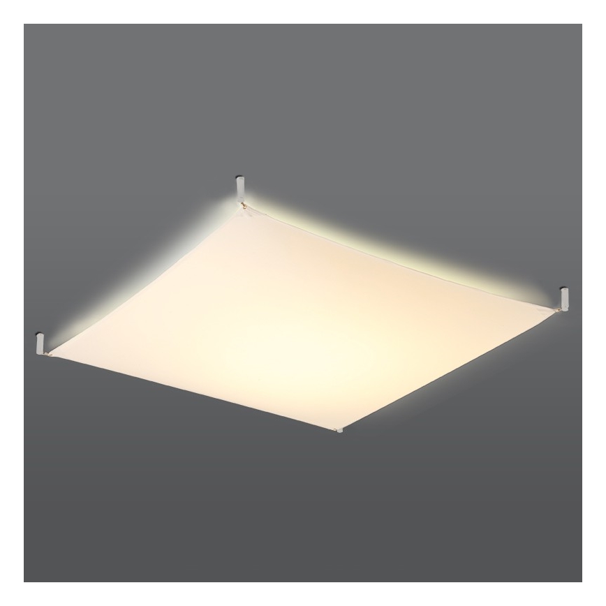LED stropna svjetiljka LUNA 6xG13/8,5W/230V 140x140 cm bijela