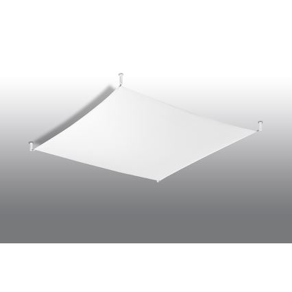 LED stropna svjetiljka LUNA 6xG13/8,5W/230V 140x140 cm bijela